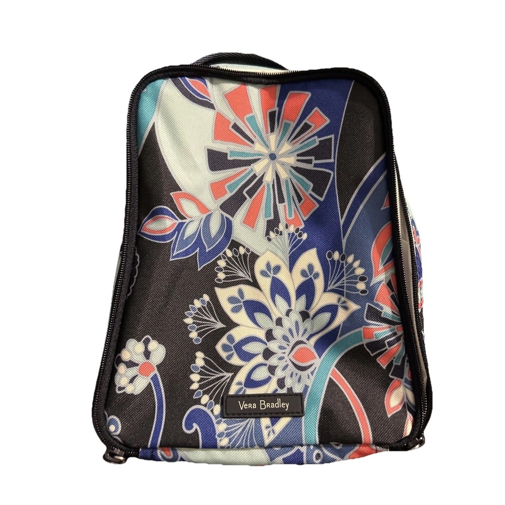 Vera Bradley Lunch Bag Floral Fiesta NWOT Lunch Box Tote Insulated See